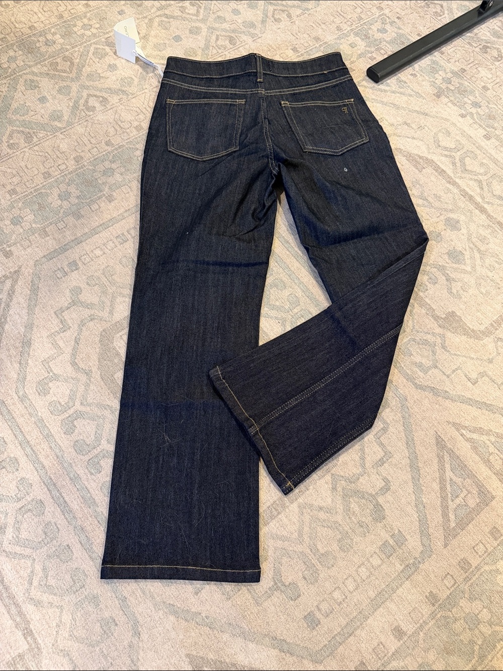 Pilot High Rise Seamed Straight Leg Jeans - Picture 7 of 8